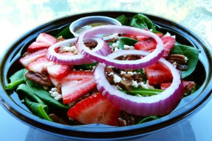 Strawberry Spinach Salad